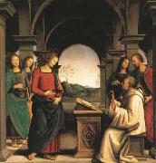 PERUGINO, Pietro, The Vision of St Bernard (mk08)